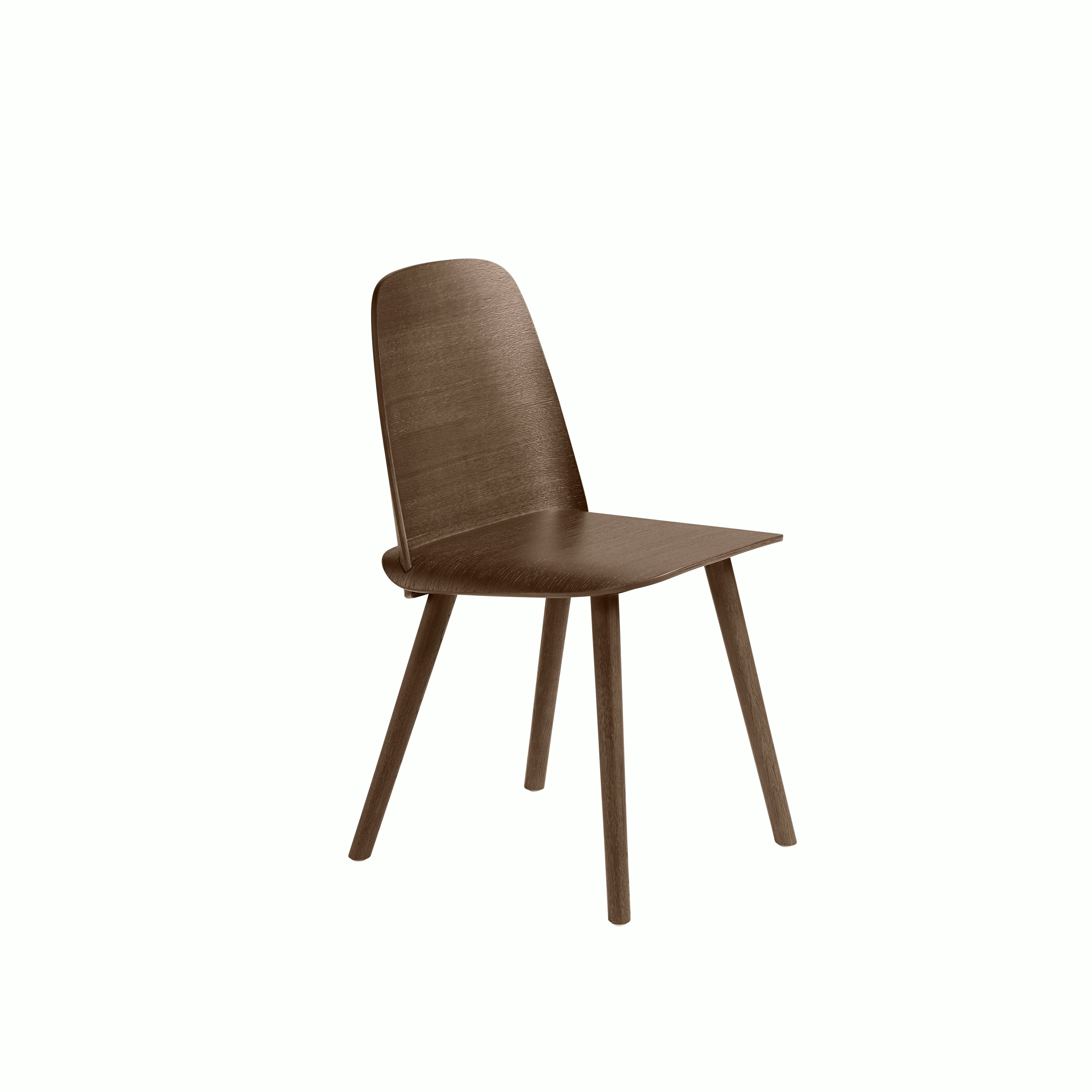 Nerd chair stained dark brown Muuto 5000x5000