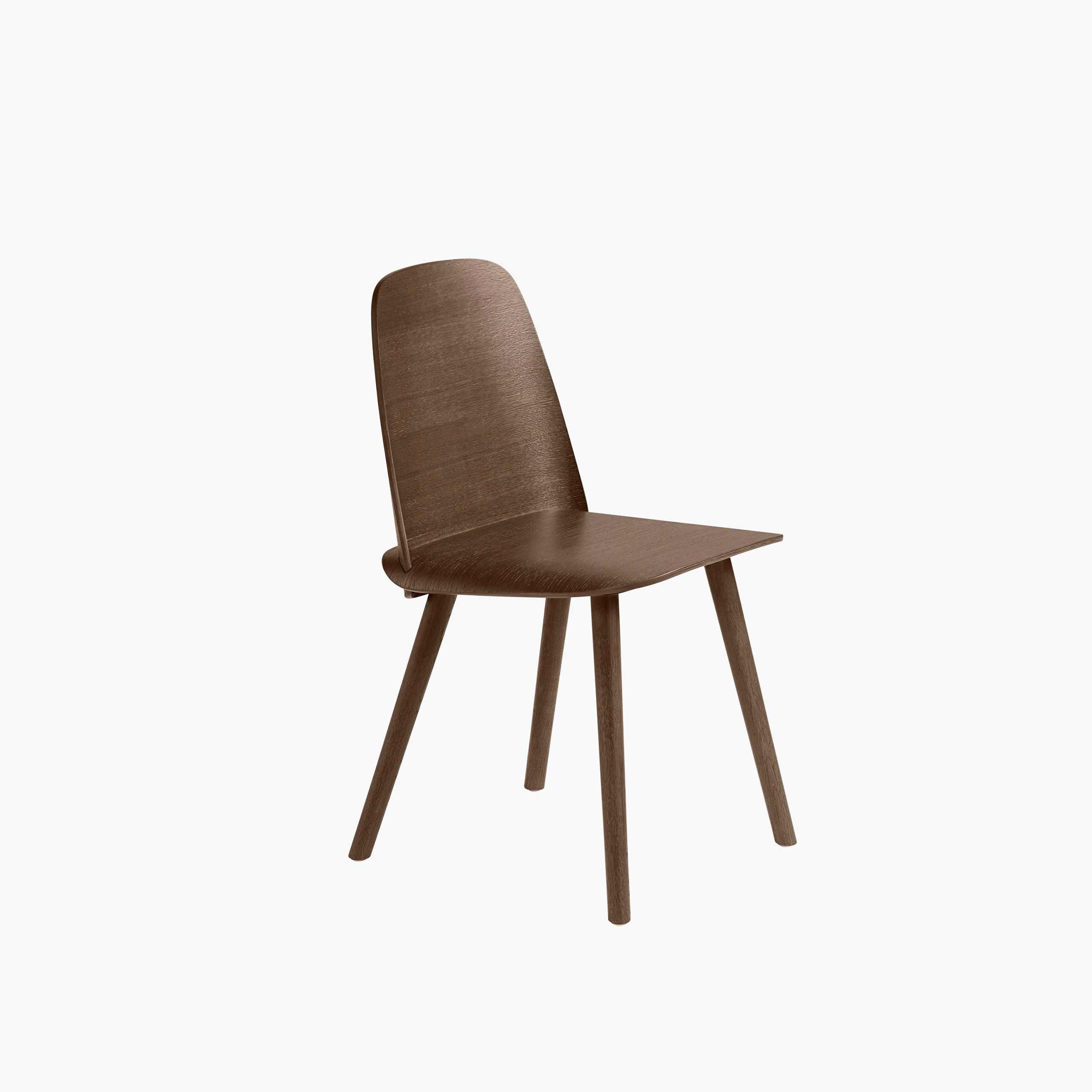 Nerd chair stained dark brown Muuto 5000x5000