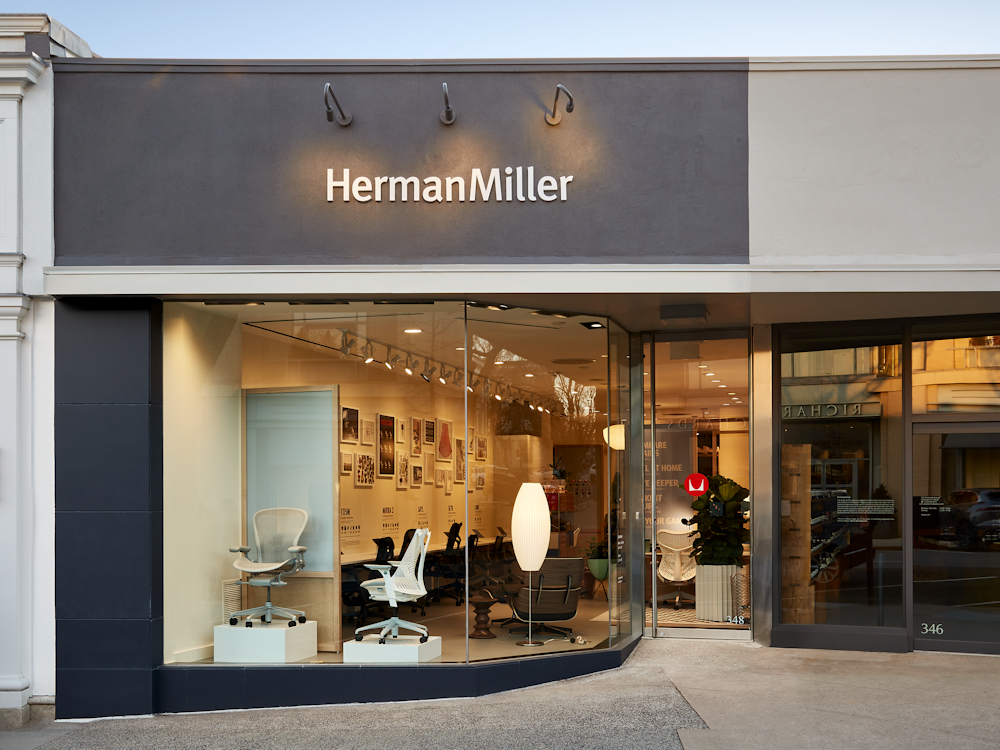 Herman Miller Greenwich Seating Store Exterior