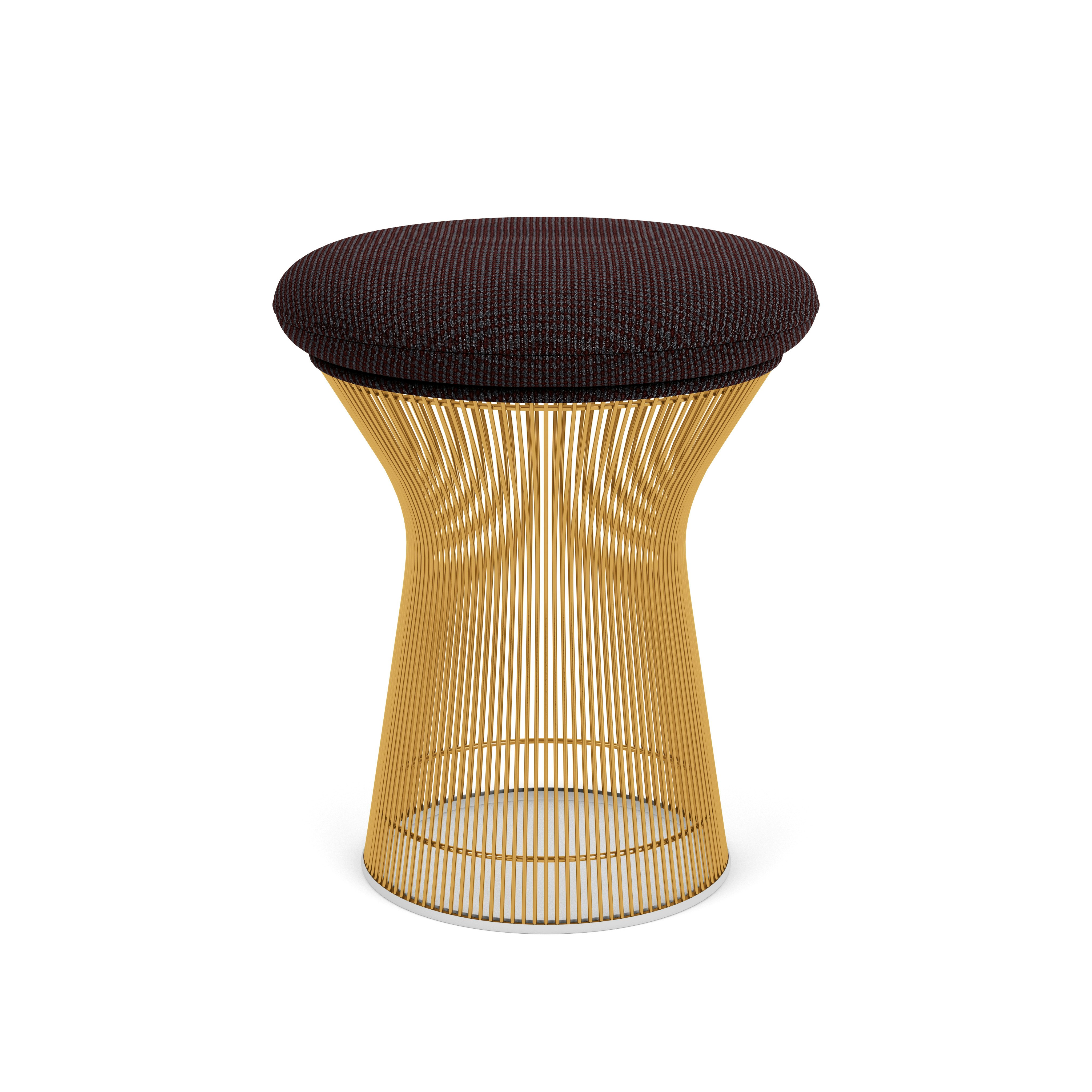 Platner Stool - Cato, Gray, Gold