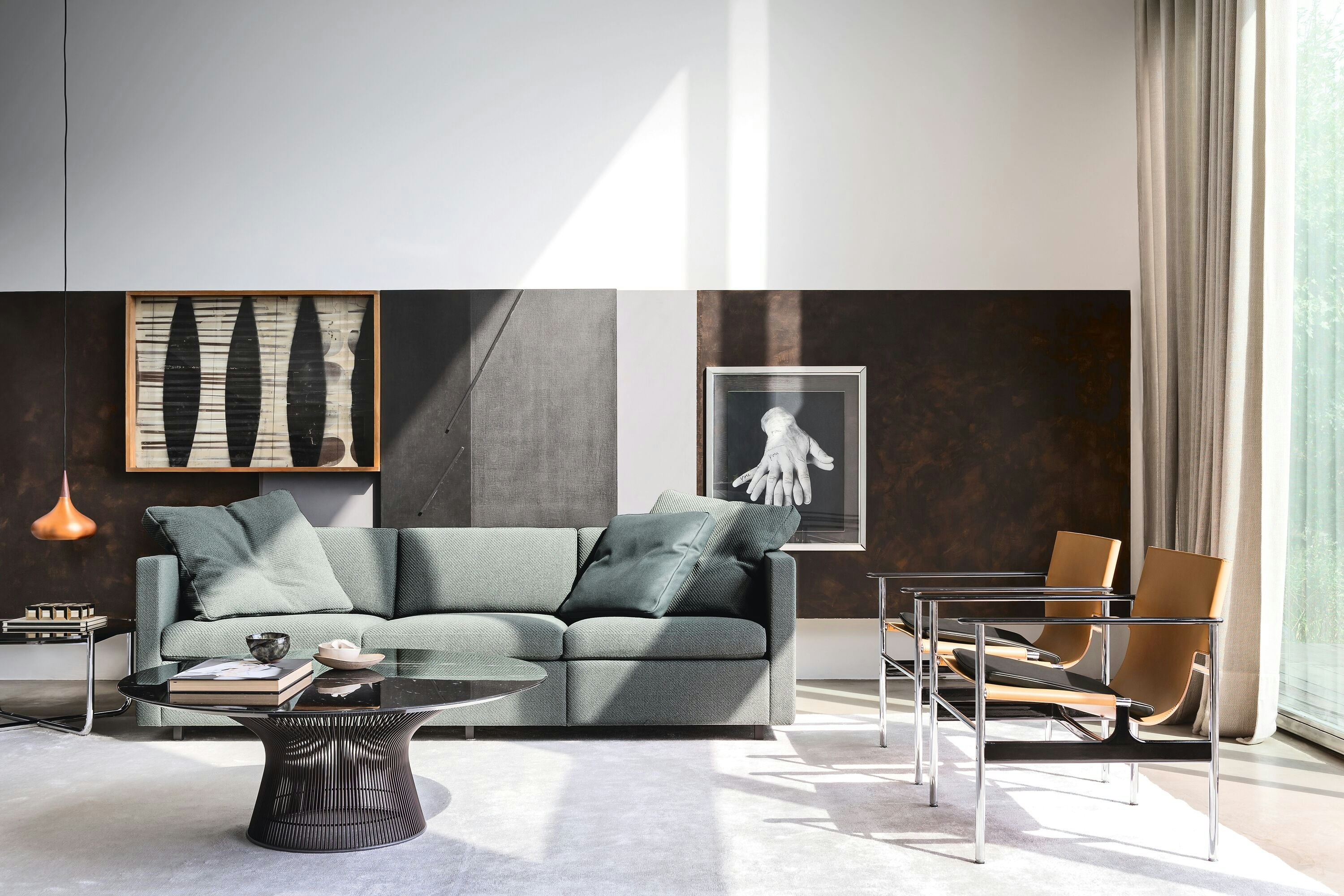 Pfister Sofa and Ottoman | Knoll