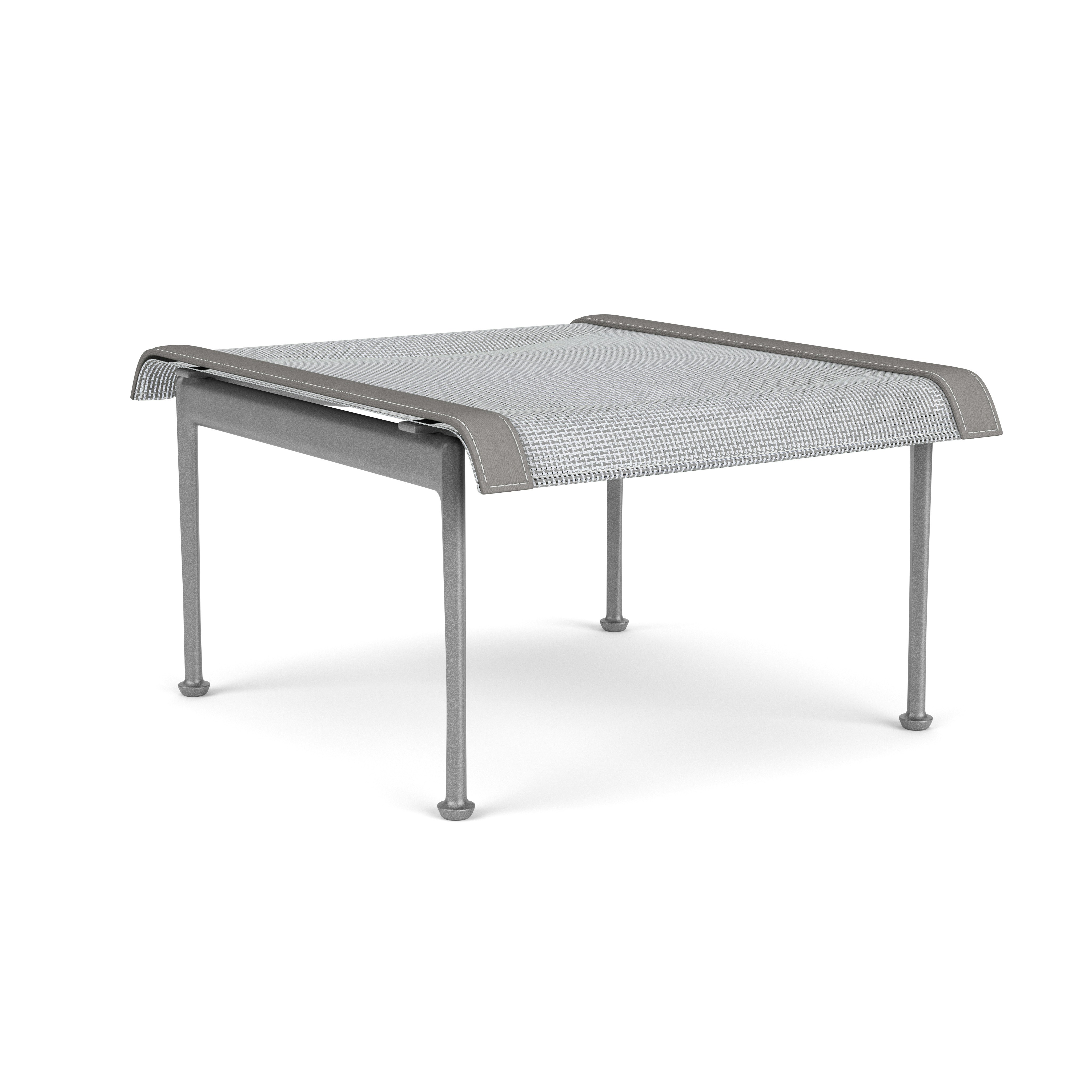 1966 Collection Ottoman - Silver, Grey, Aluminum