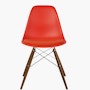Eames Molded Plastic Side Chair with Seat Pad Eames Molded Plastic Side Chair with Seat Pad