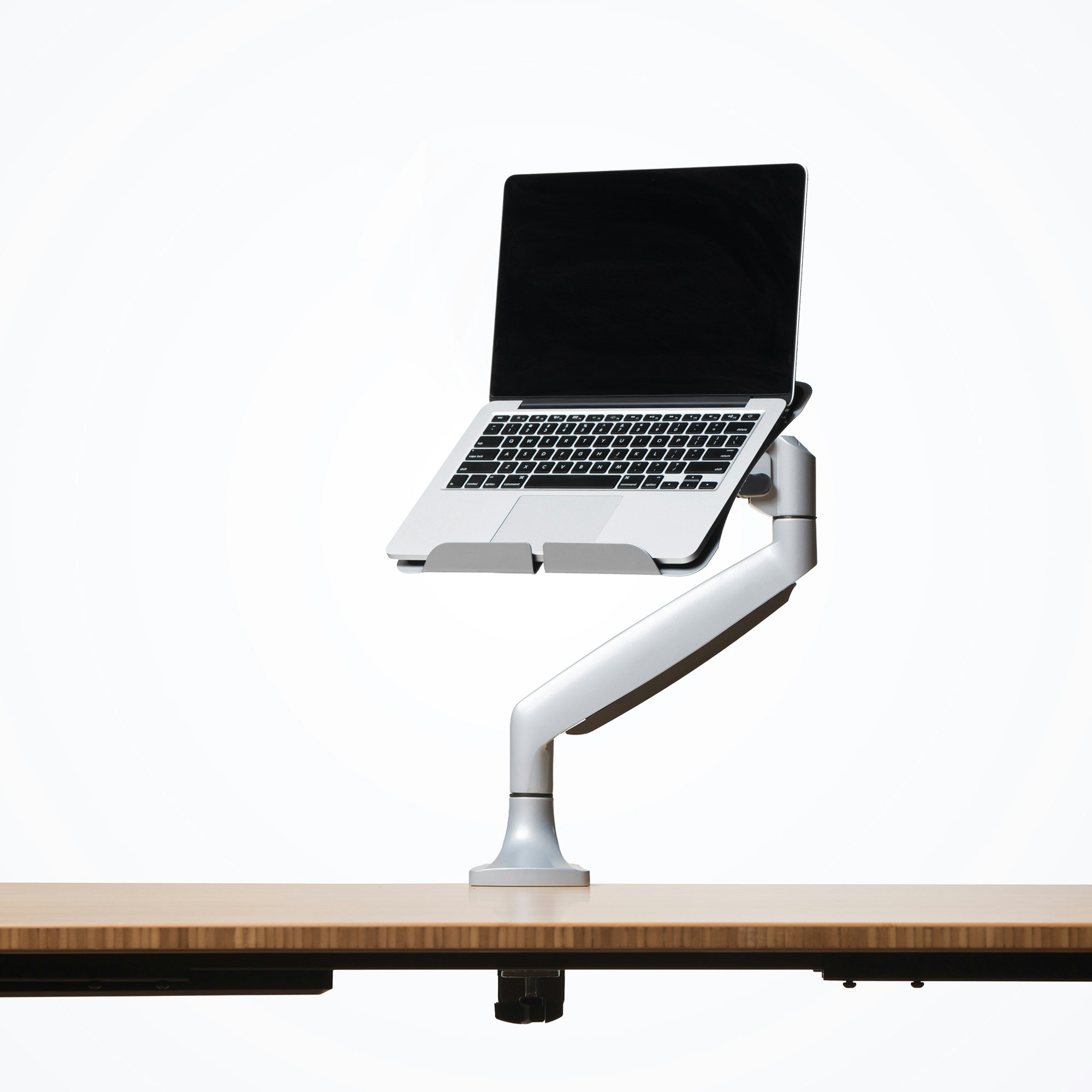 Jarvis Single Monitor Arm, with Laptop Tray Design Within Reach