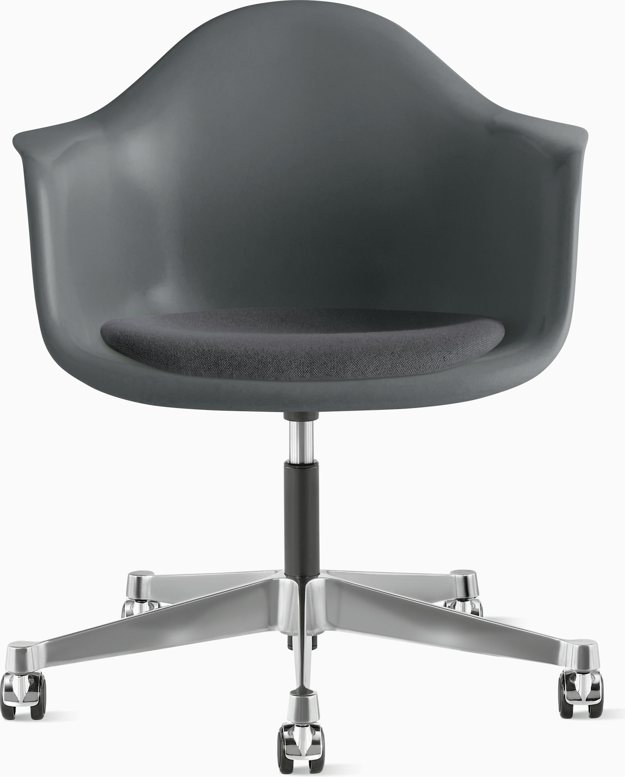 Eames Molded Fiberglass Task Armchair with Seatpad – Herman Miller