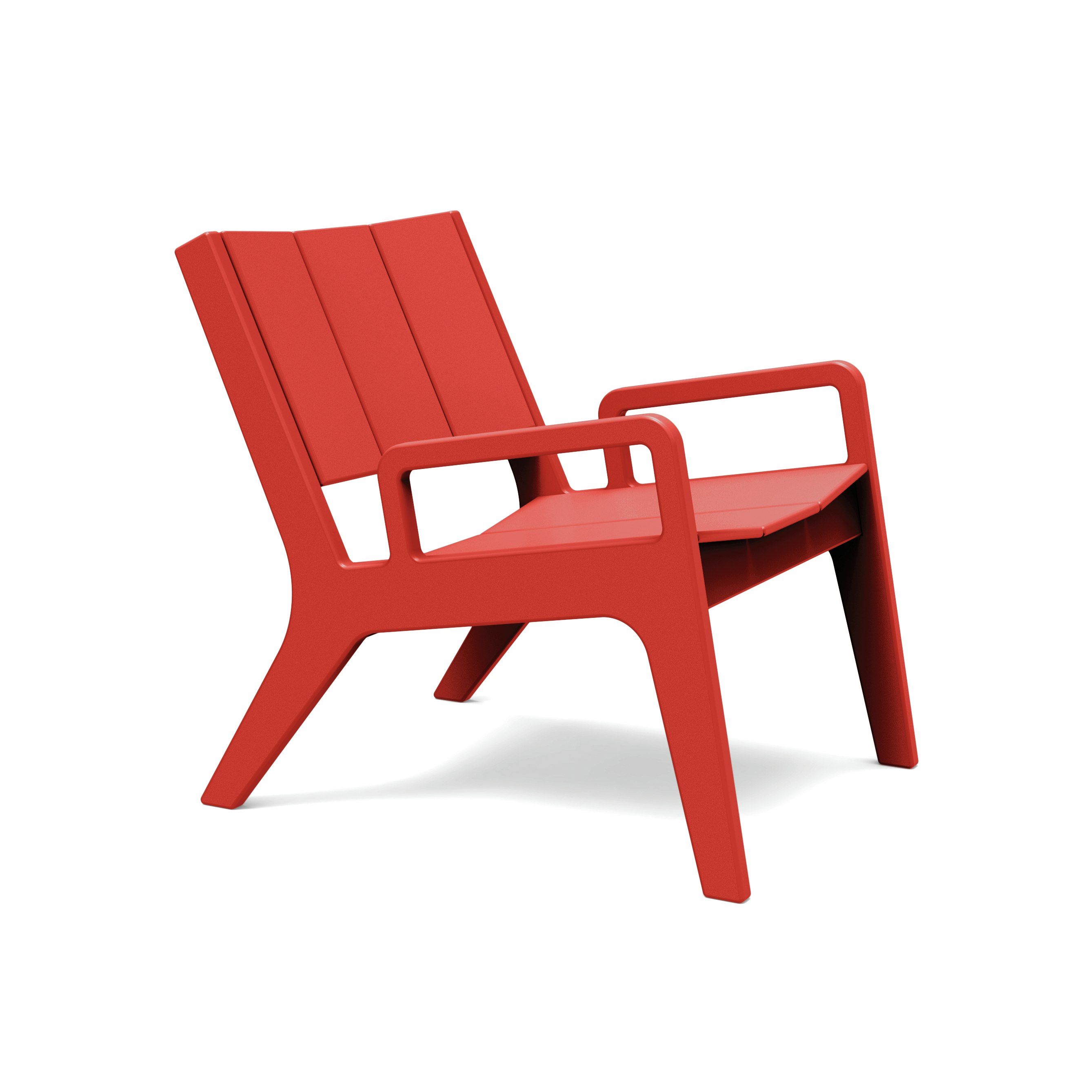 red outdoor lounge chairs