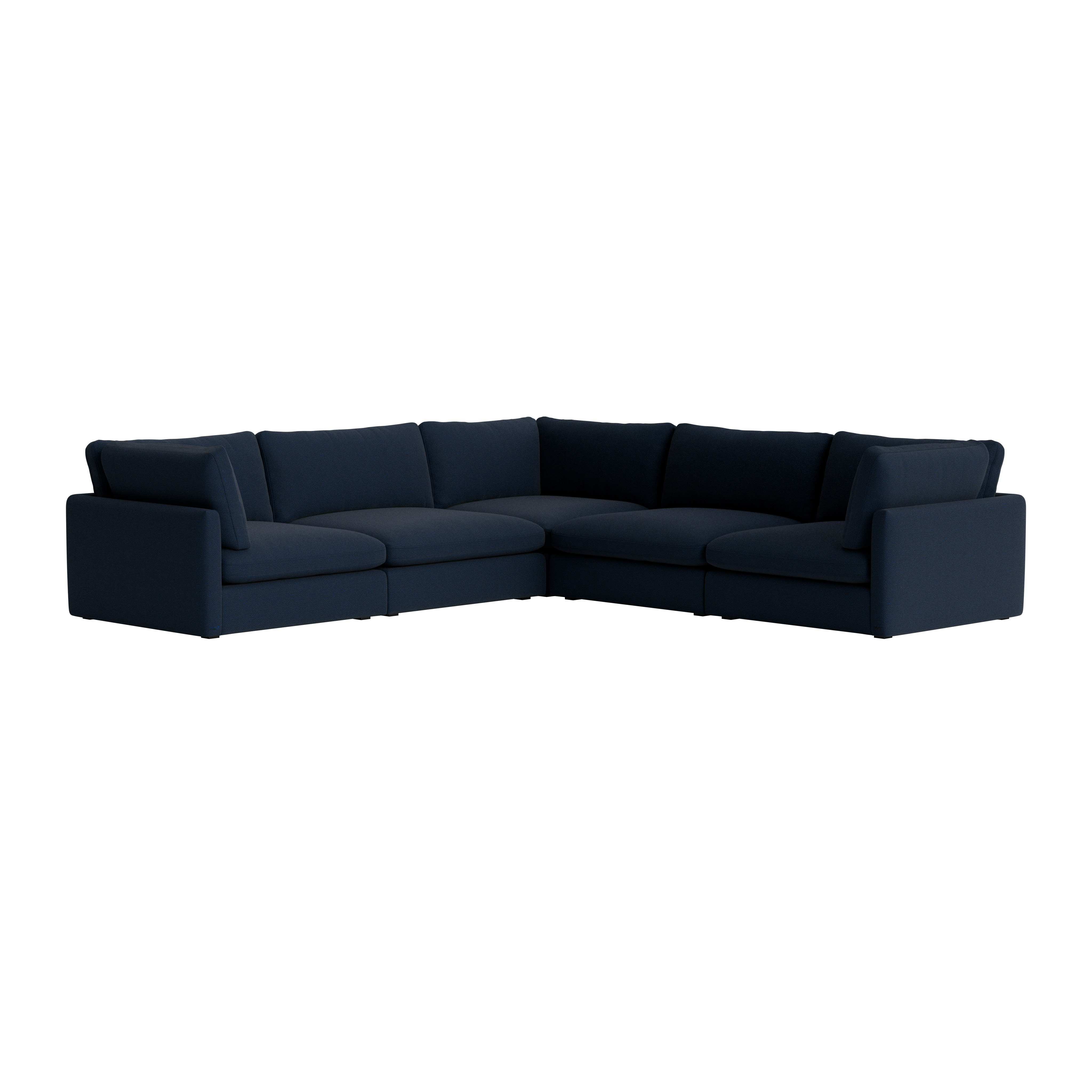 Hackney Lounge 2.0 Corner Sectional - Tartaglia, 871 Blue Black