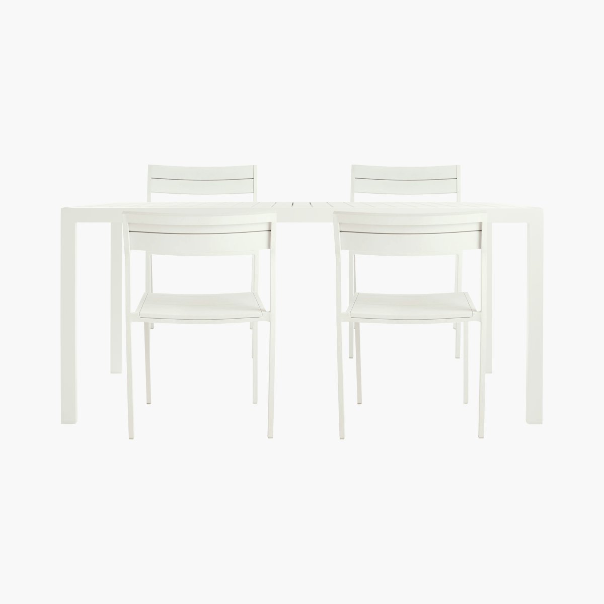 Eos Dining Set Eos Dining Set, Rectangular Table & 4 Side Chairs
