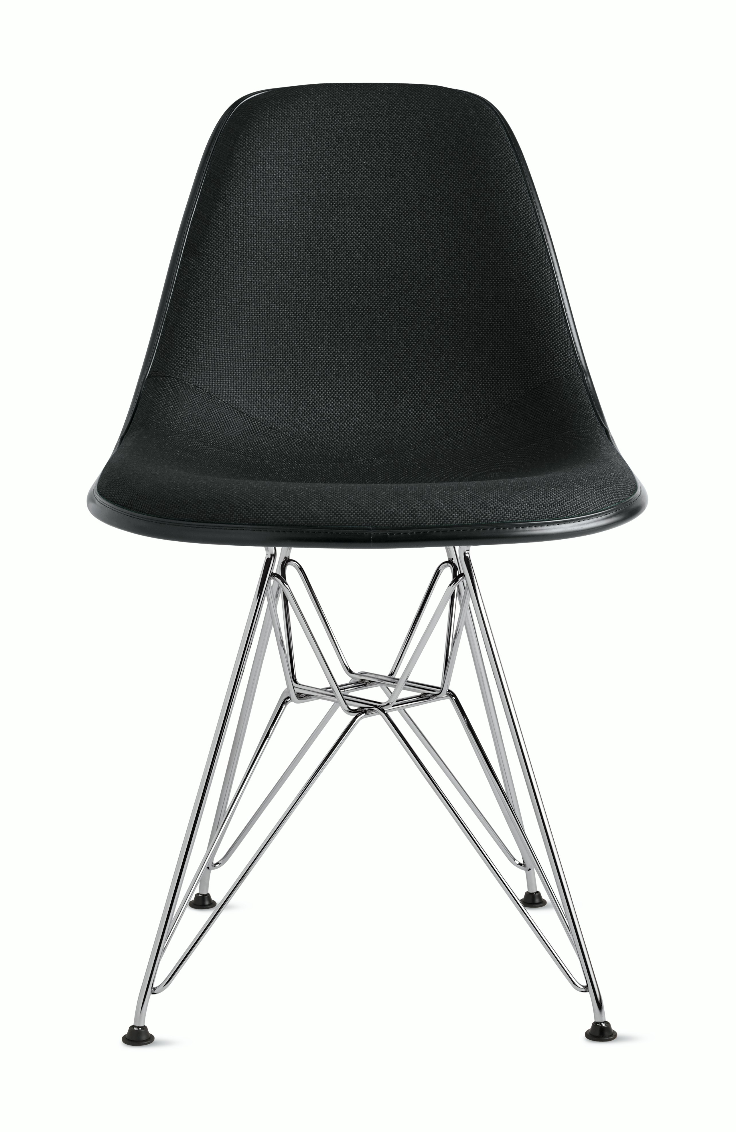 Eames Upholstered Molded Fiberglass Side Chair
