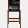 Duet Counter Stool - Walnut ,  Black