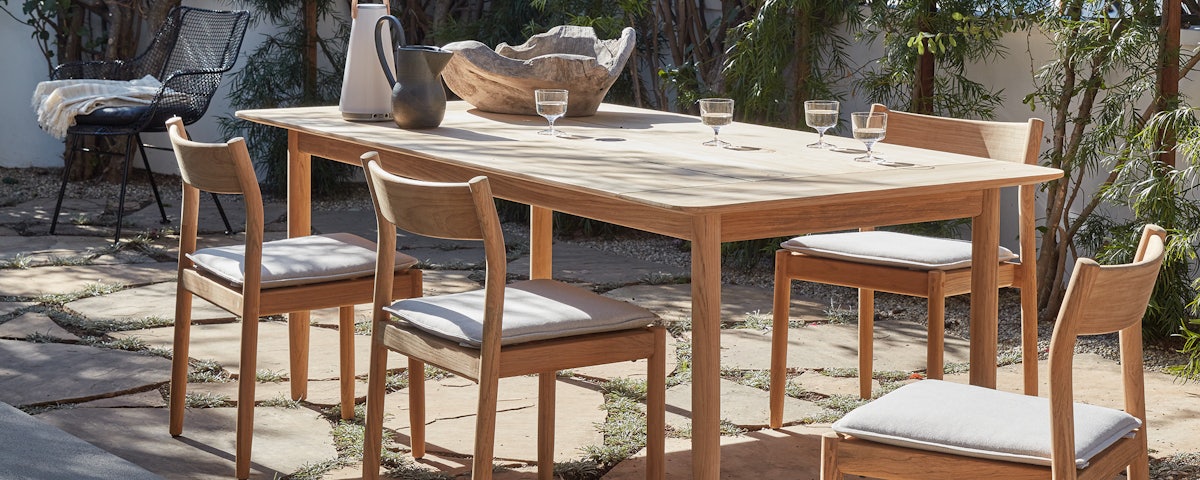Terassi Dining Table and Terassi Dining Chairs