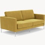 Divina Sofa - Settee, Knoll Velvet, Amarillo