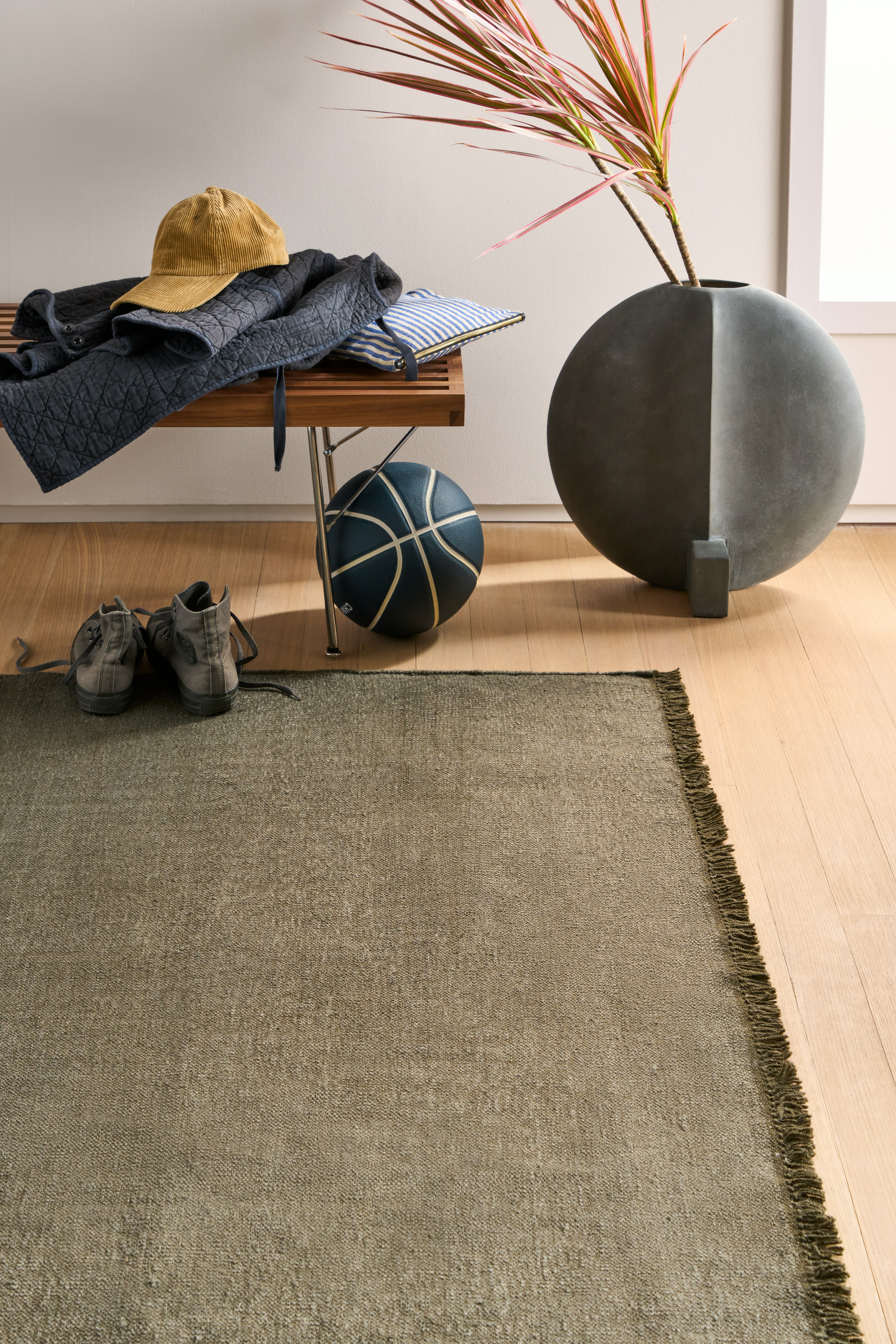 Pallo Flatweave Linen Rug