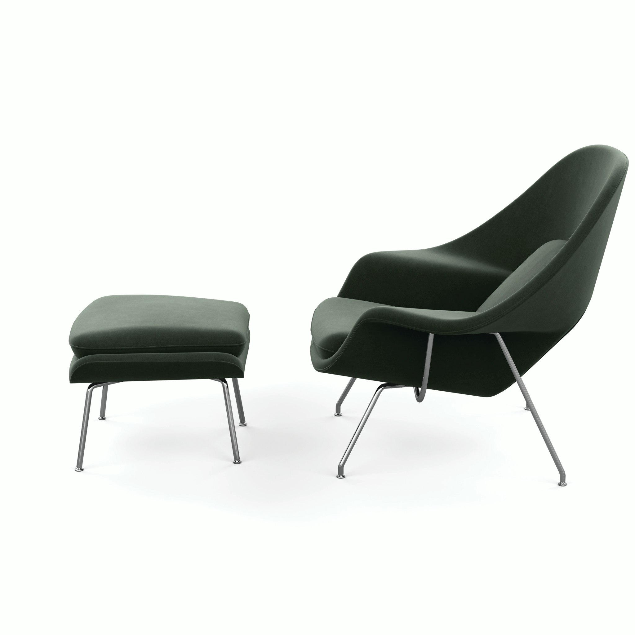 Womb Chair and Ottoman