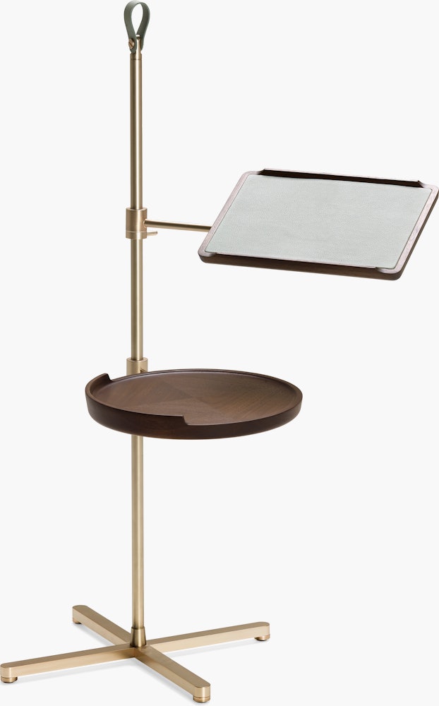 Galimede Library Stand in Walnut