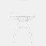 Eames Wire Chair Outdoor with white finish and wire base.