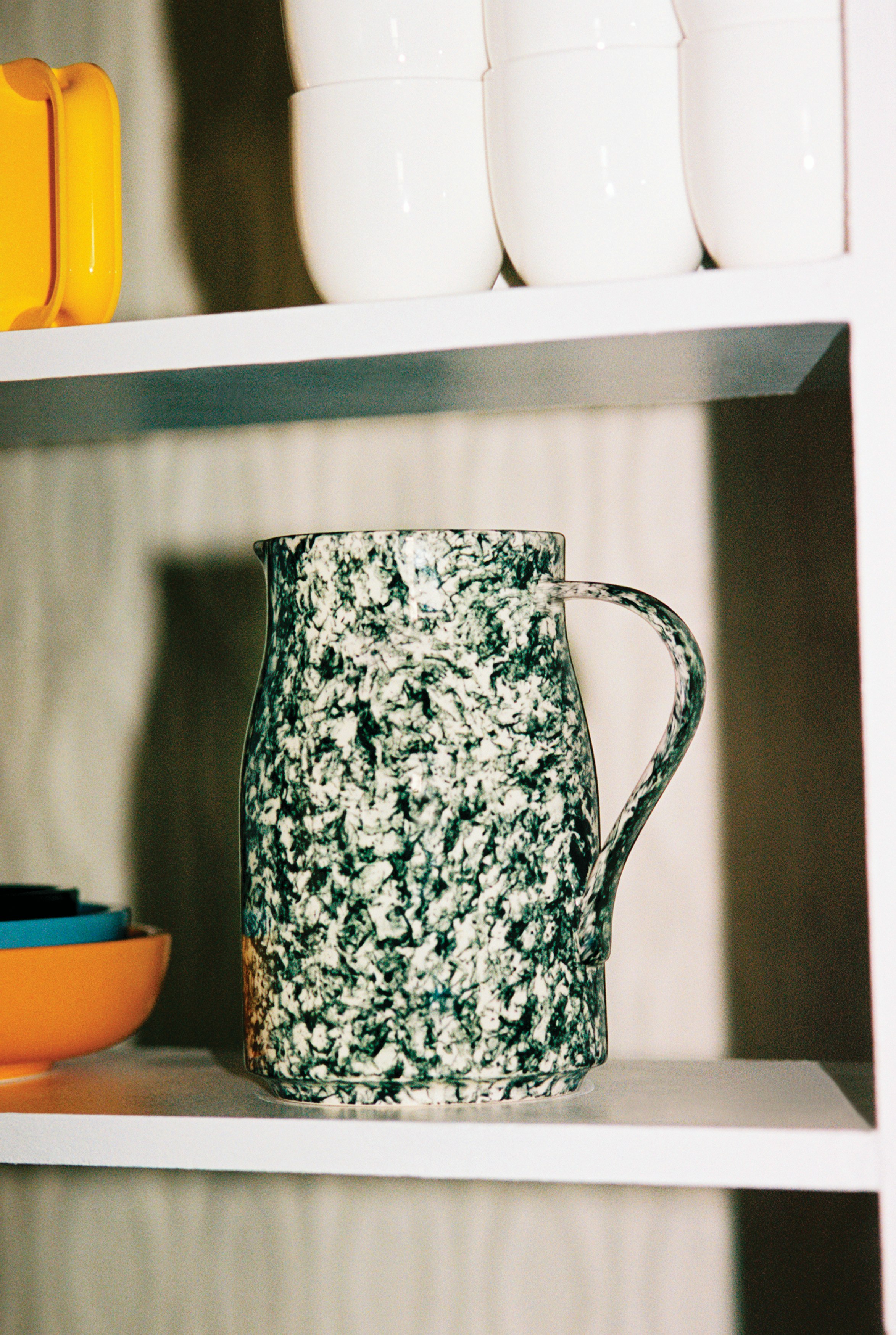 HAY Sobremesa abstract-print jug - Green