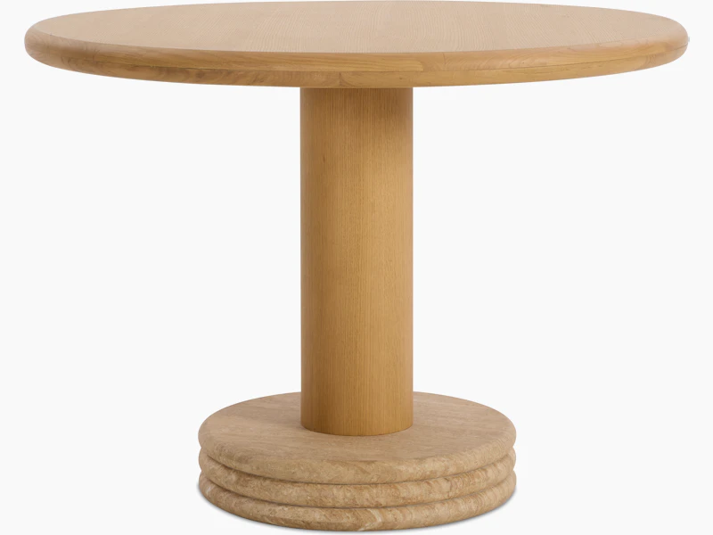 Bistro Dining Table, travertine