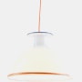 Mark Pendant - 11.8 x 8.46, Orange / Blue
