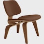 Eames Molded Plywood Lounge Chair Wood Base (LCW) - Upholstered,  Ebony,  Luce,  Agrarian