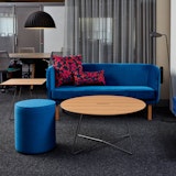 Rockwell Unscripted Collection neocon 2018 lounge area rockwell unscripted occasional table