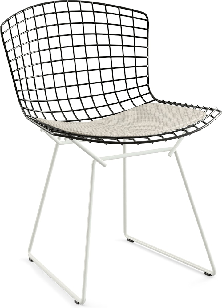 Bertoia Two-Tone Side Chair with Seat Pad