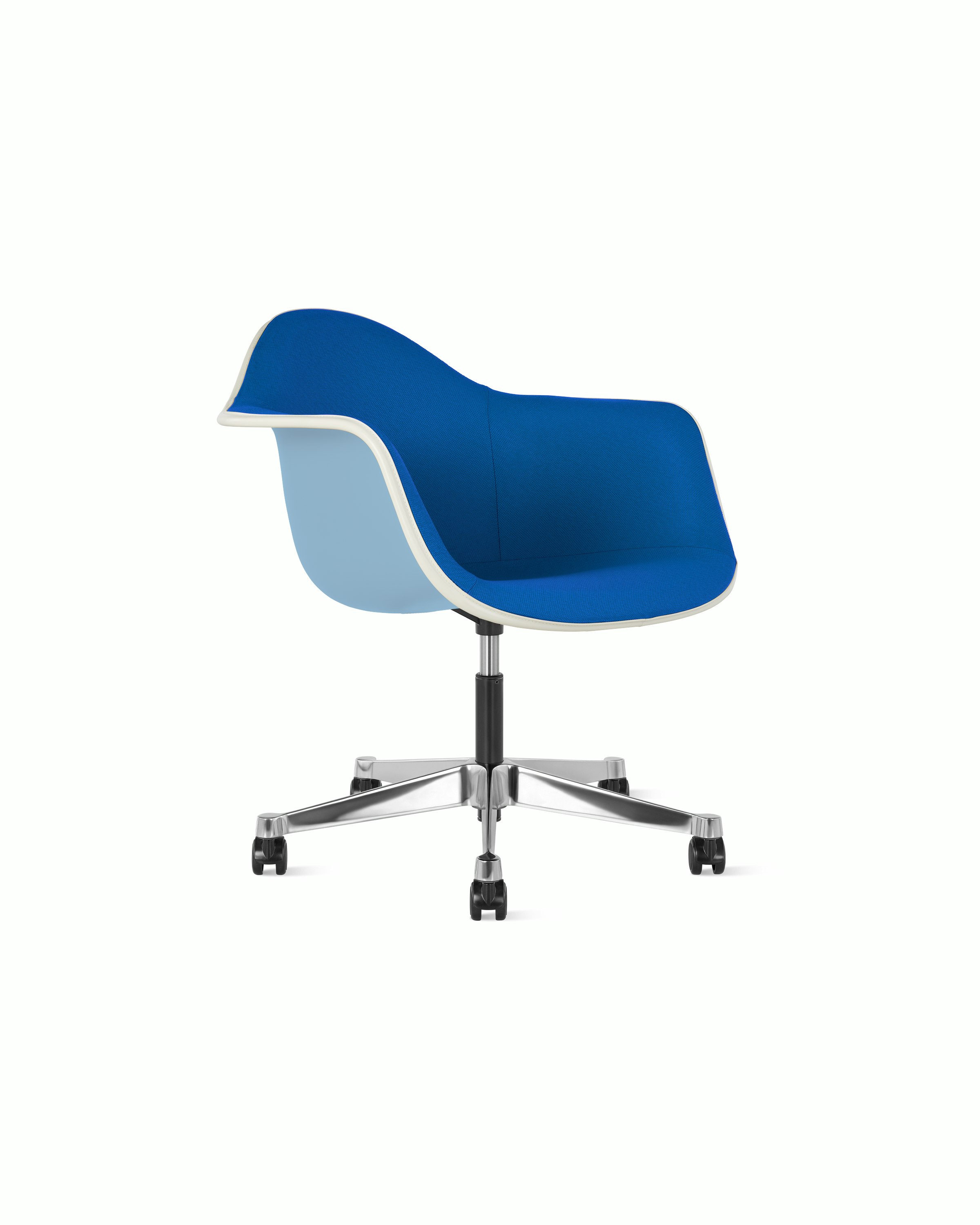 Eames Upholstered Molded Plastic Task Armchair