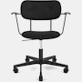 Co Veneer Task Chair in black