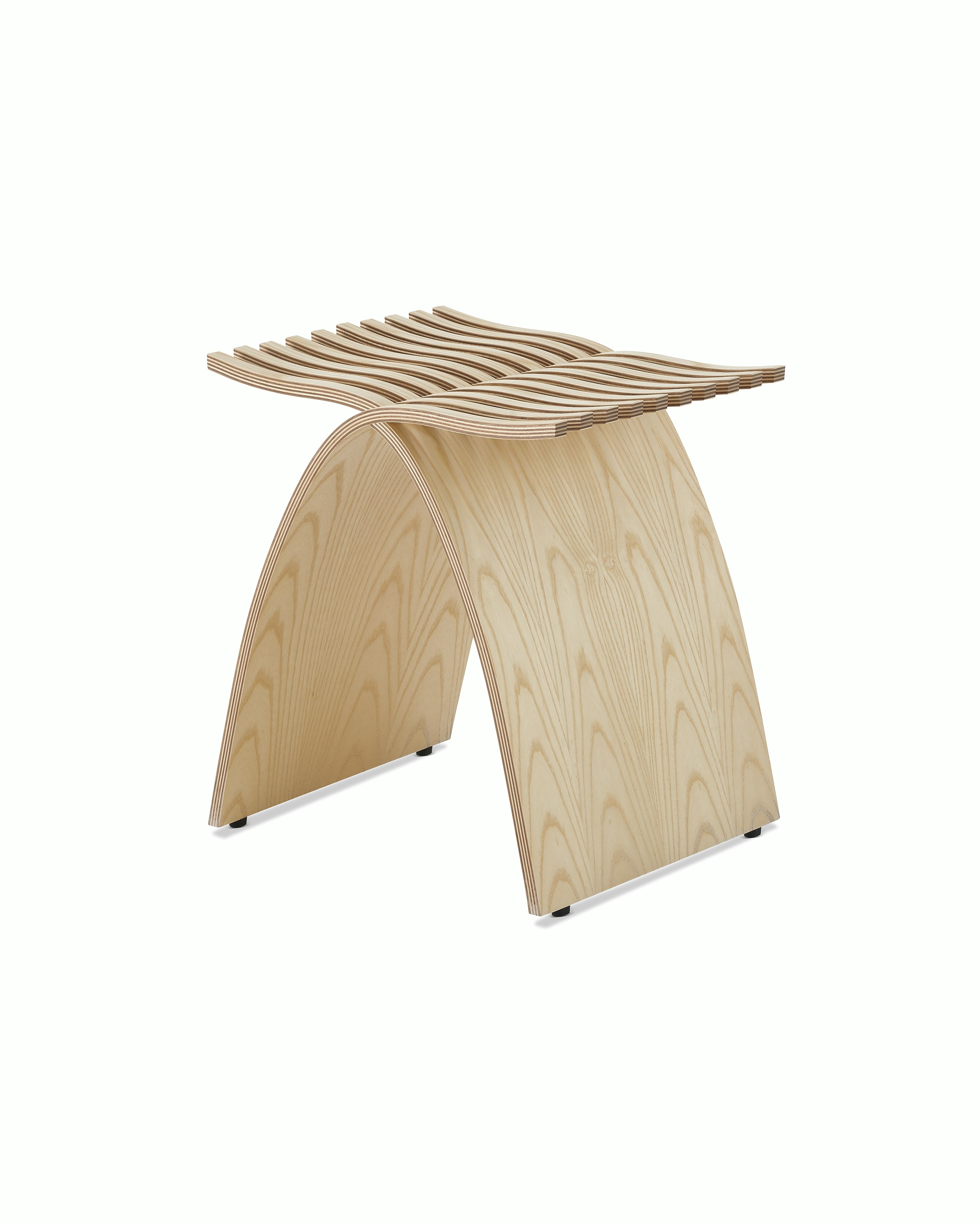 A Capelli Stool viewed at an angle.