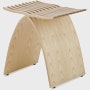 A Capelli Stool viewed at an angle.
