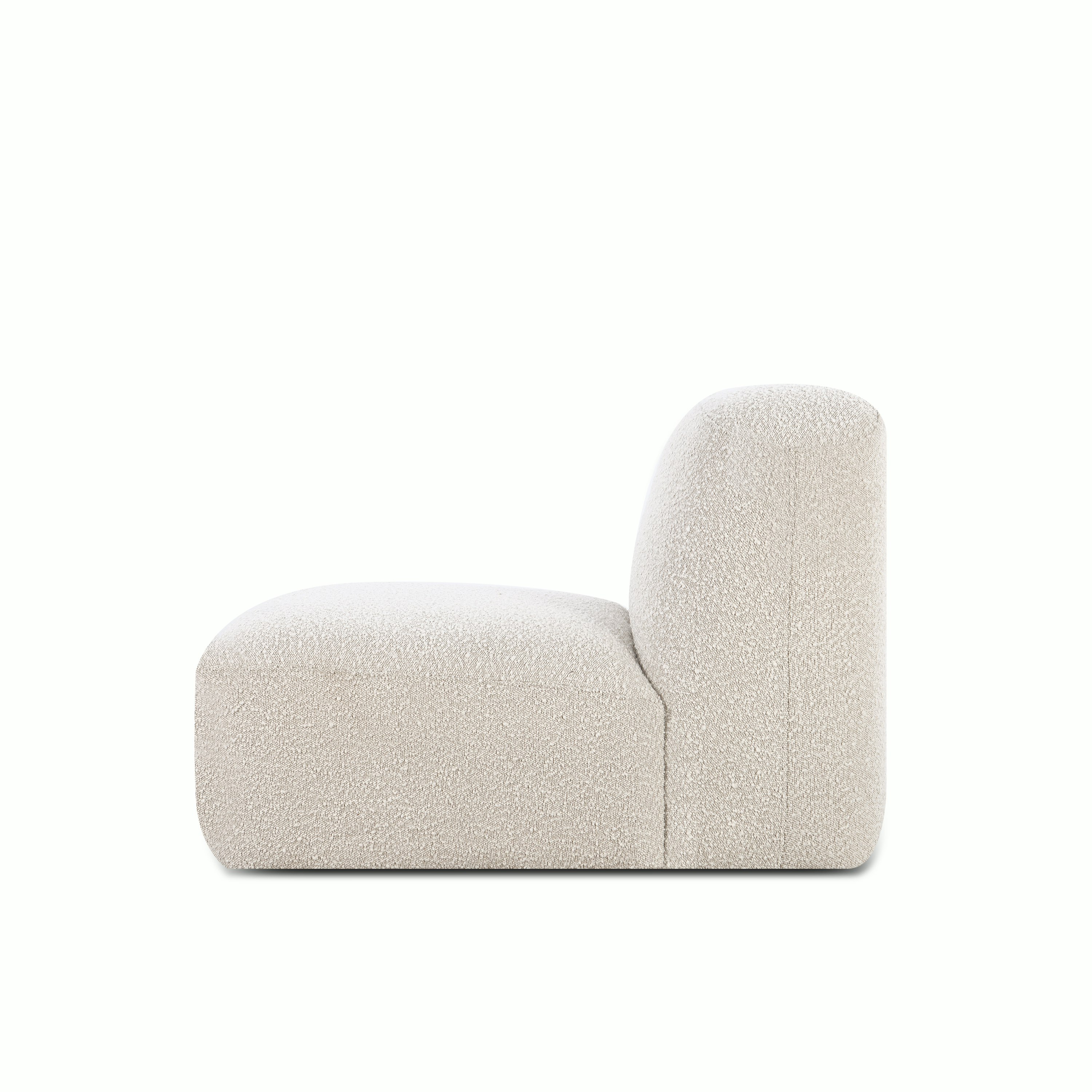 Muse Armless Single Seater, Bronte LaCreme