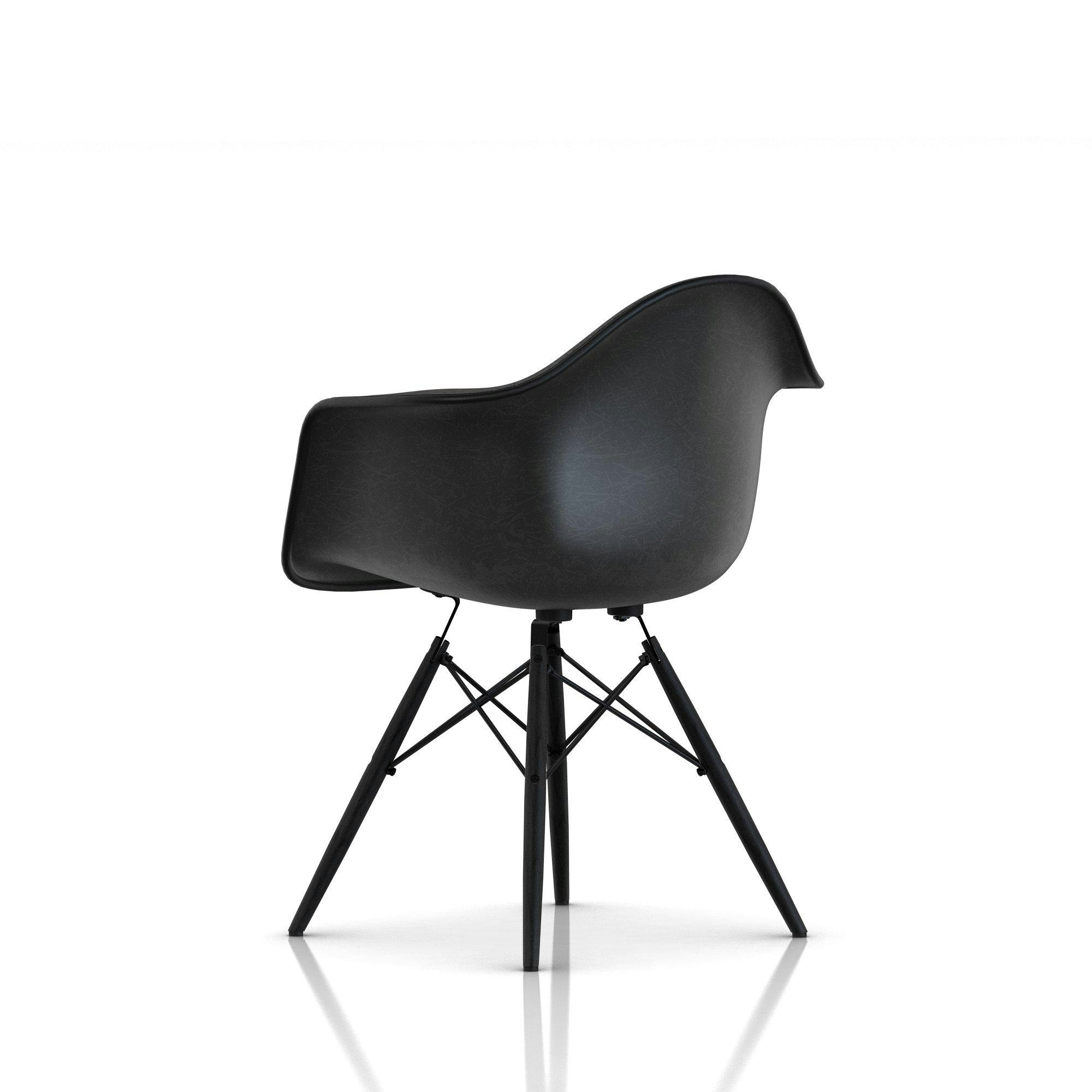 Eames Upholstered Molded Fiberglass Armchair