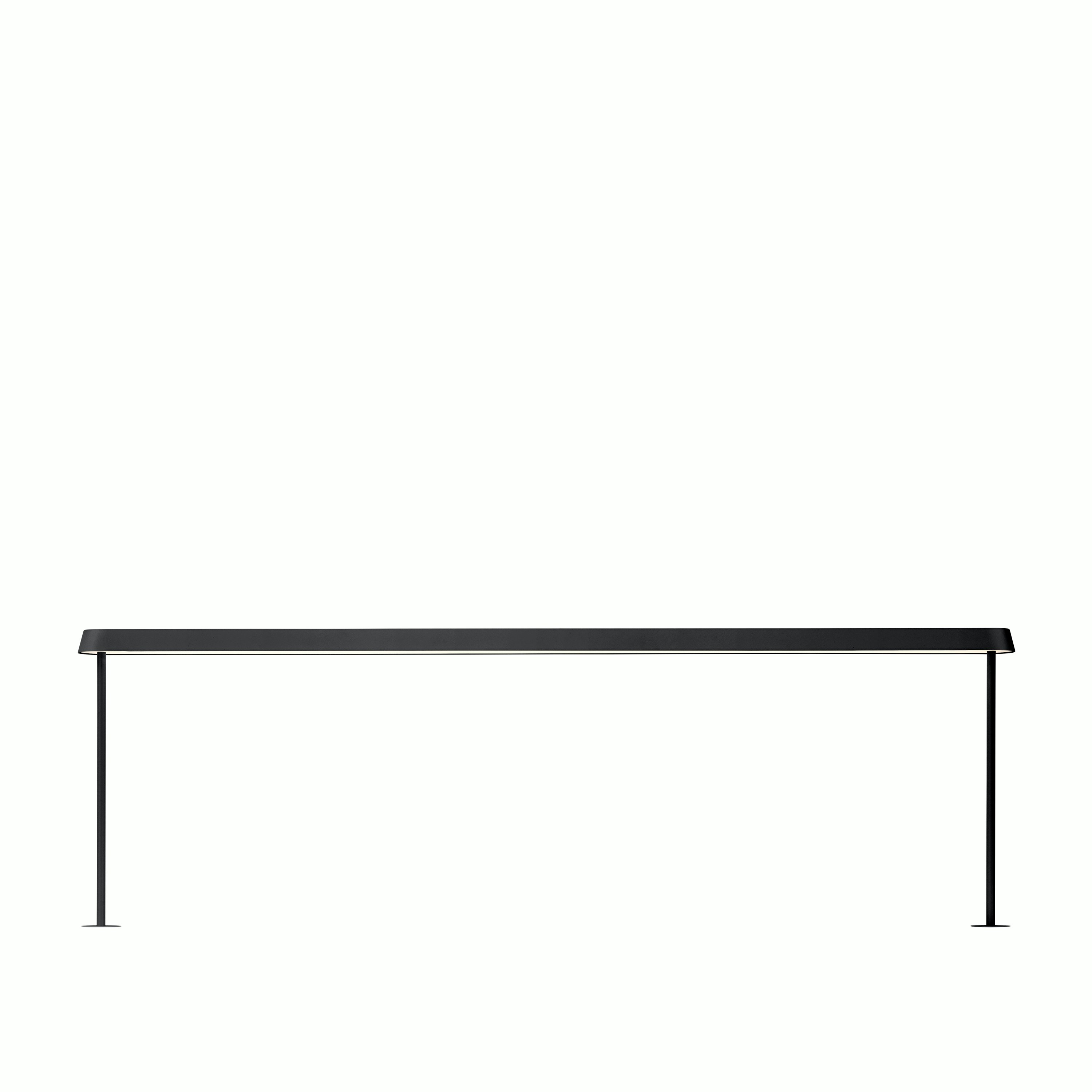 Linear mounted lamp 209 black Muuto