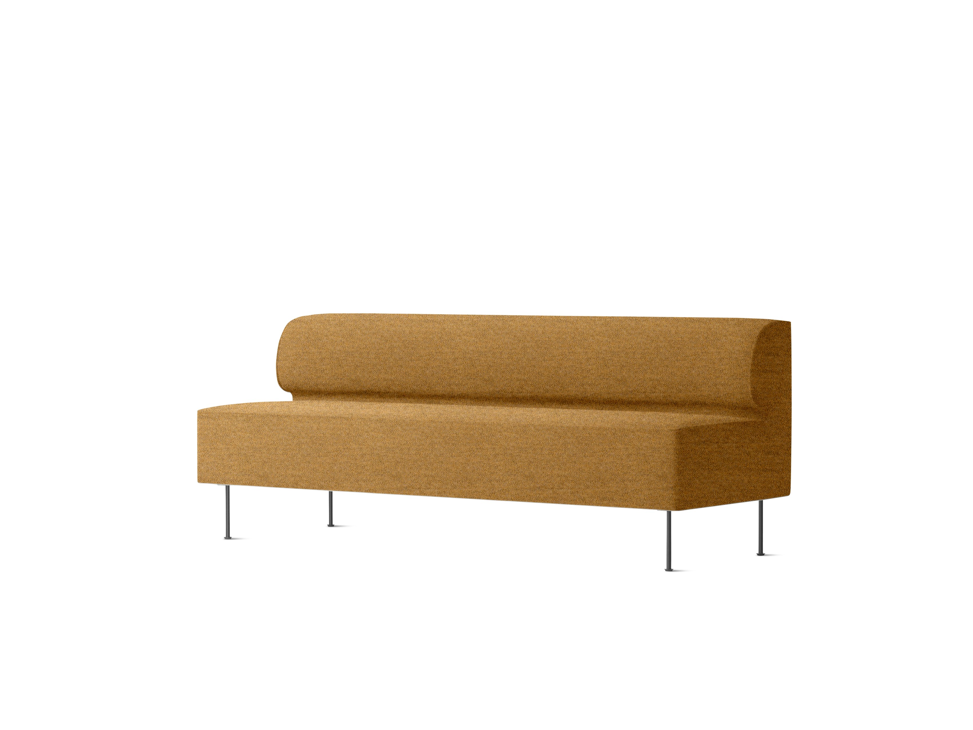 Eave Banquette 79 in Boucle Ochre