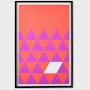 Nelson Pop Art Triangles Poster