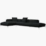 Como Open Sectional Como Open Sectional, Leather