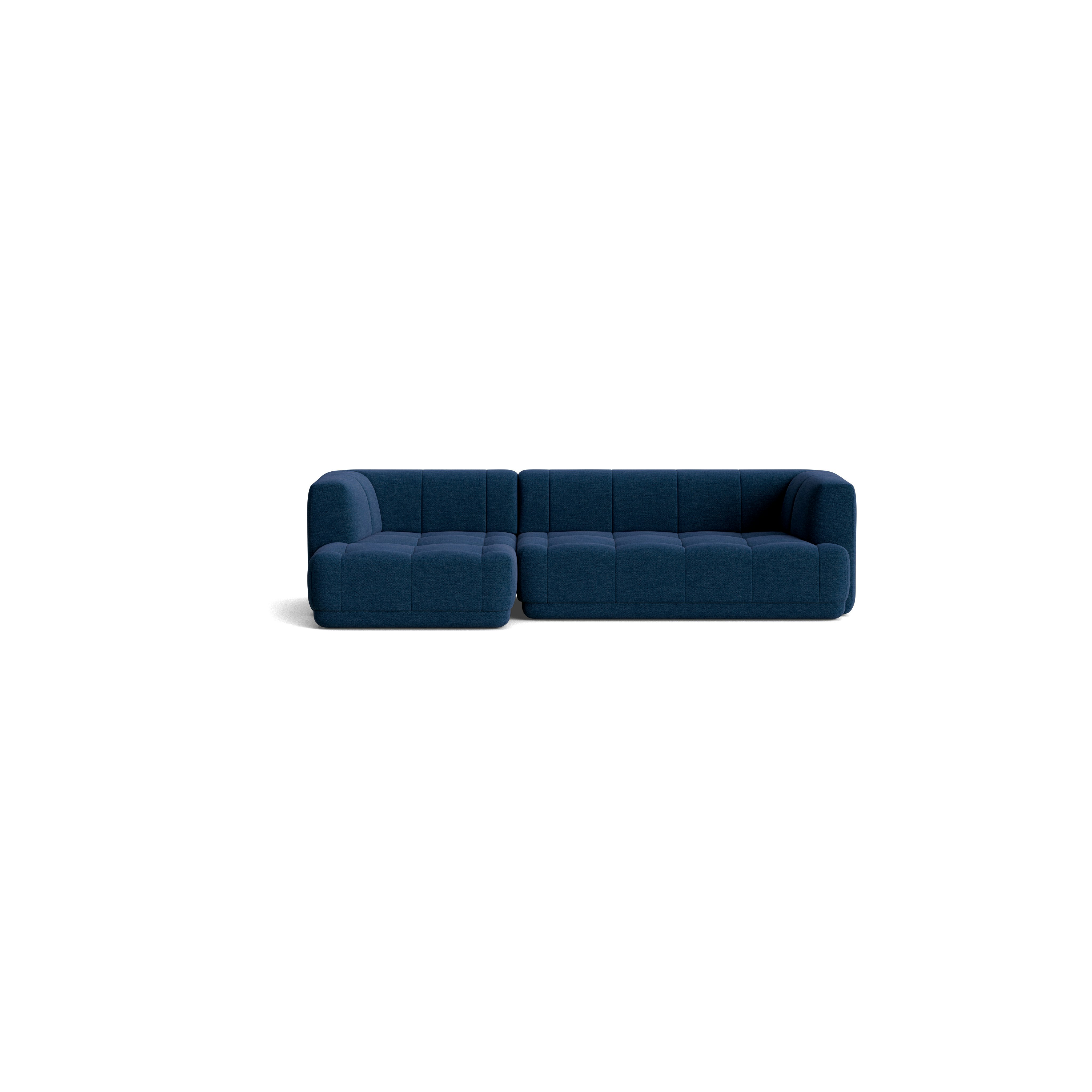 A front view of the Quilton Sectional - Left Chaise.