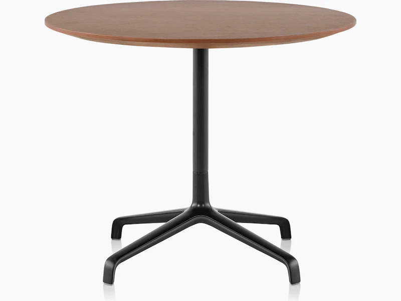 21.5" Striad Table with walnut surface.