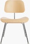 Eames Molded Plywood Dining Chair Metal Base (DCM), Non Upholstered