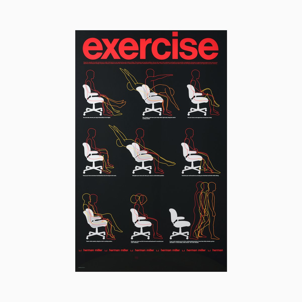 Exercise Poster Exercise Unframed Poster