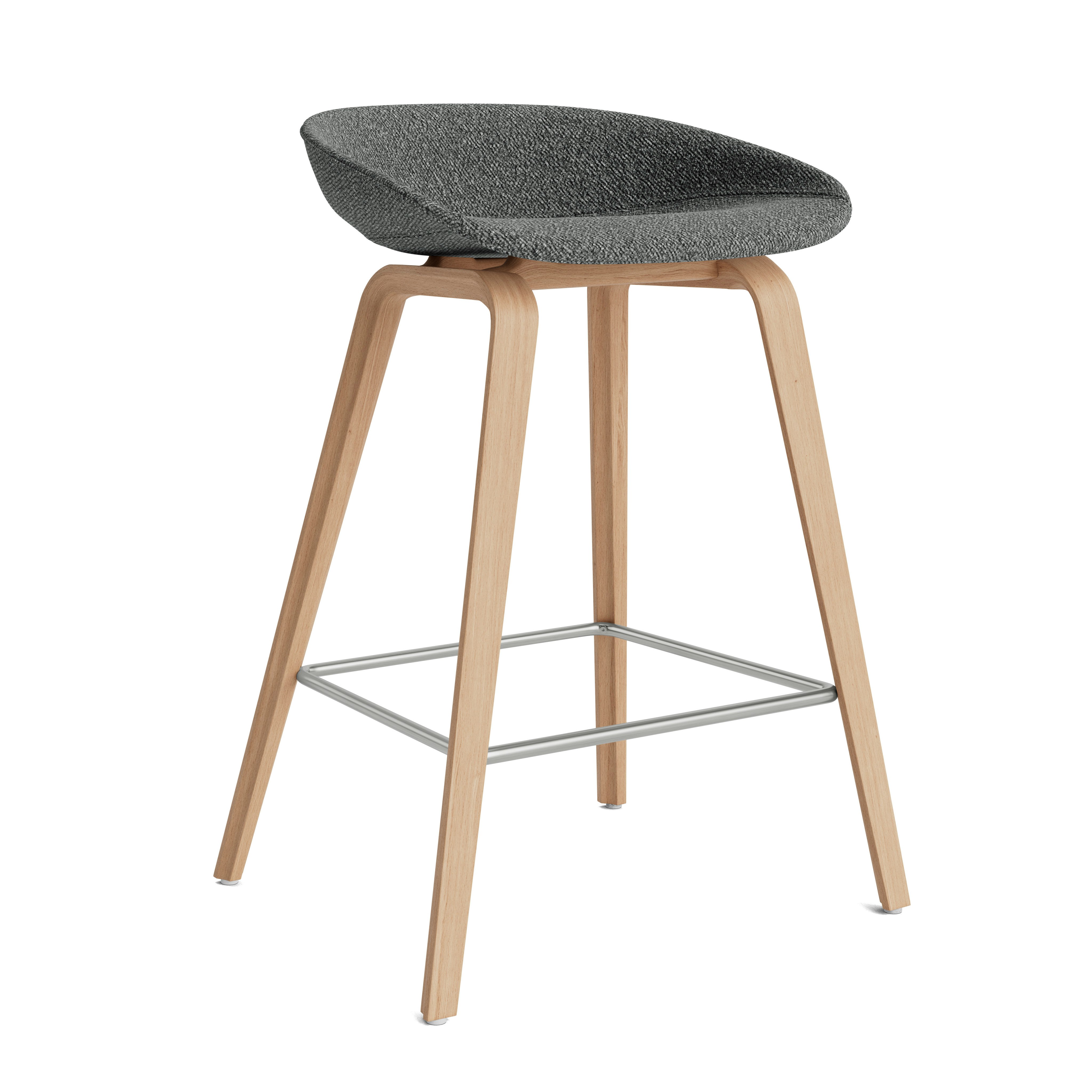 AAS 33 - Counter Height - Flamiber, C8 Charcoal - Matte Lacquered Oak