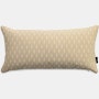 Pepitas Pillow - 11" x 21",  Light Yellow and Taupe