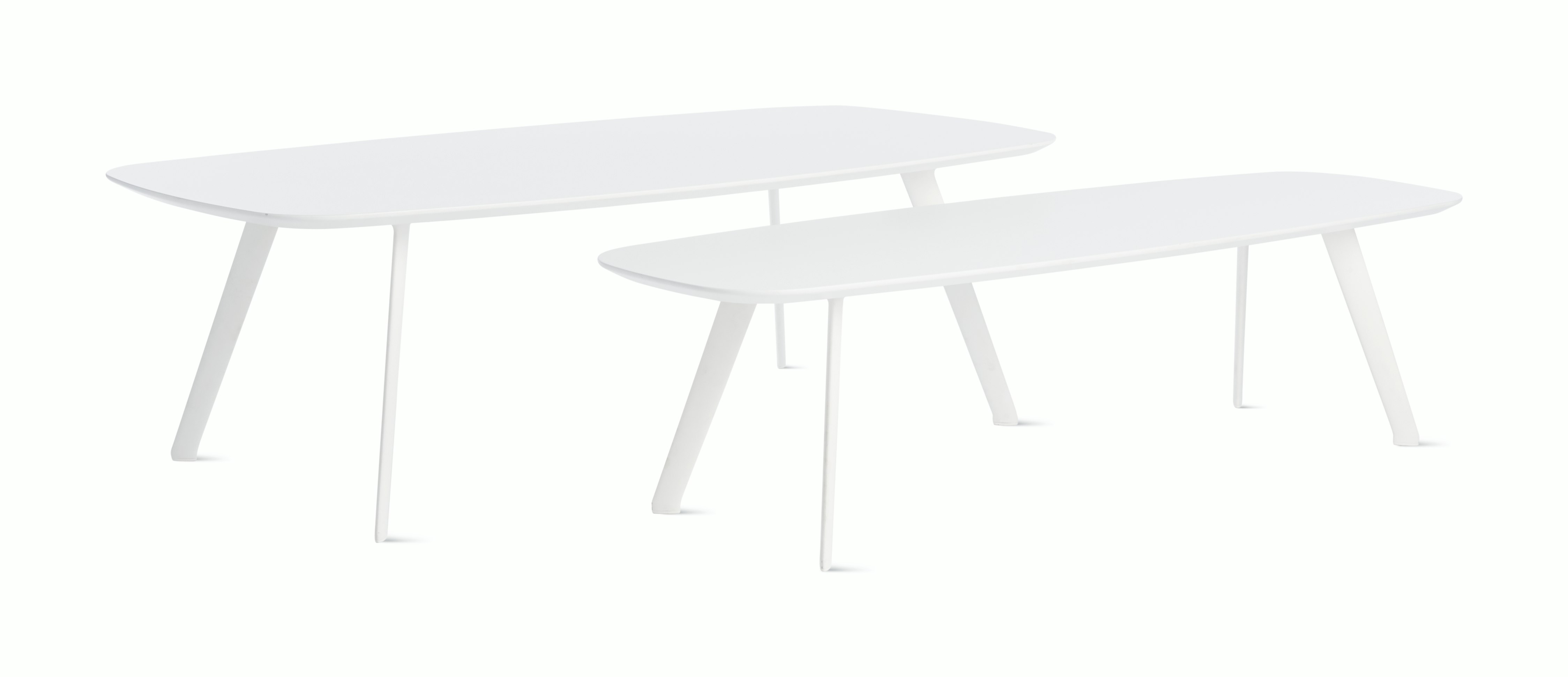 Solapa Coffee Table High with Solapa Slim Table Low