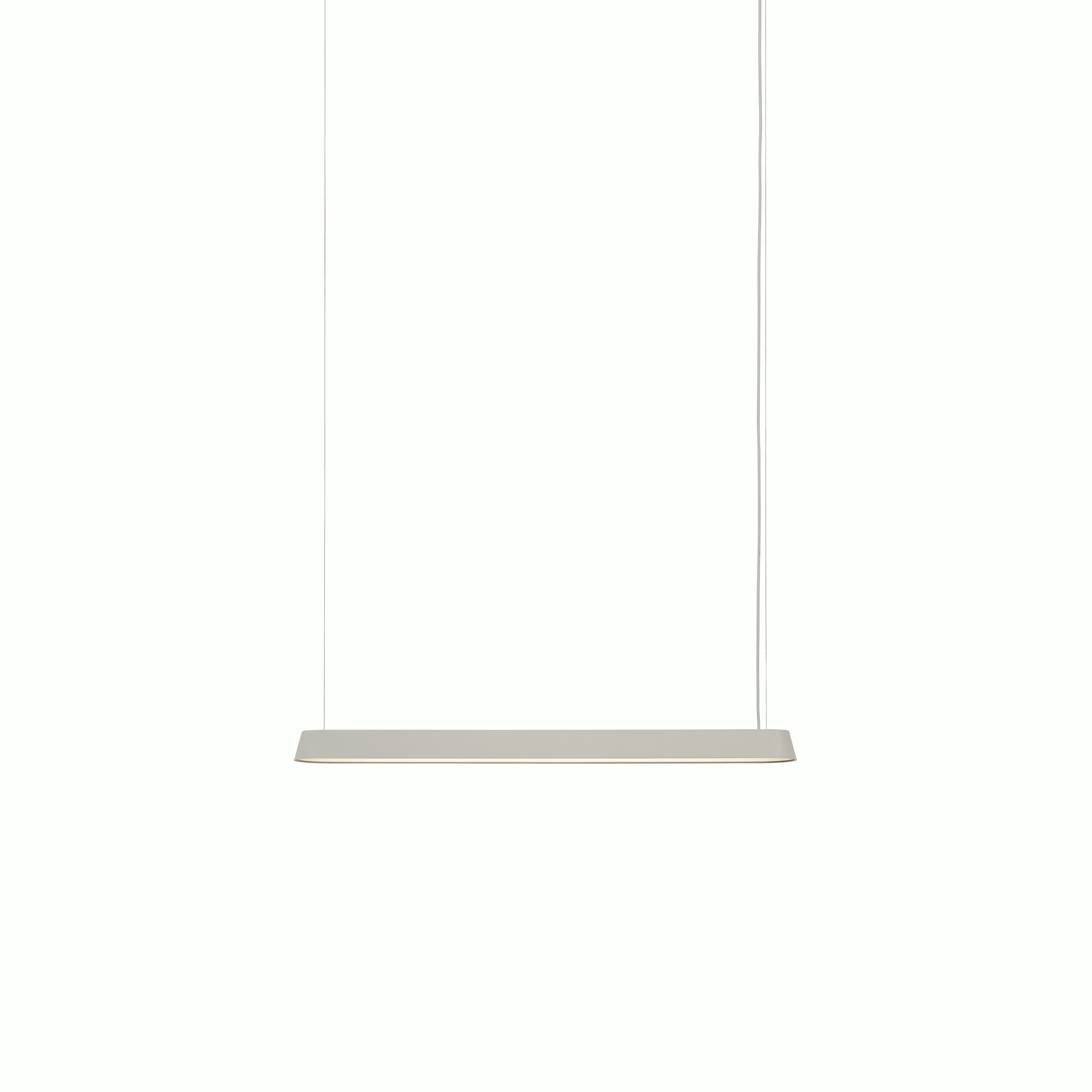 Linear pendant lamp 87 grey Muuto
