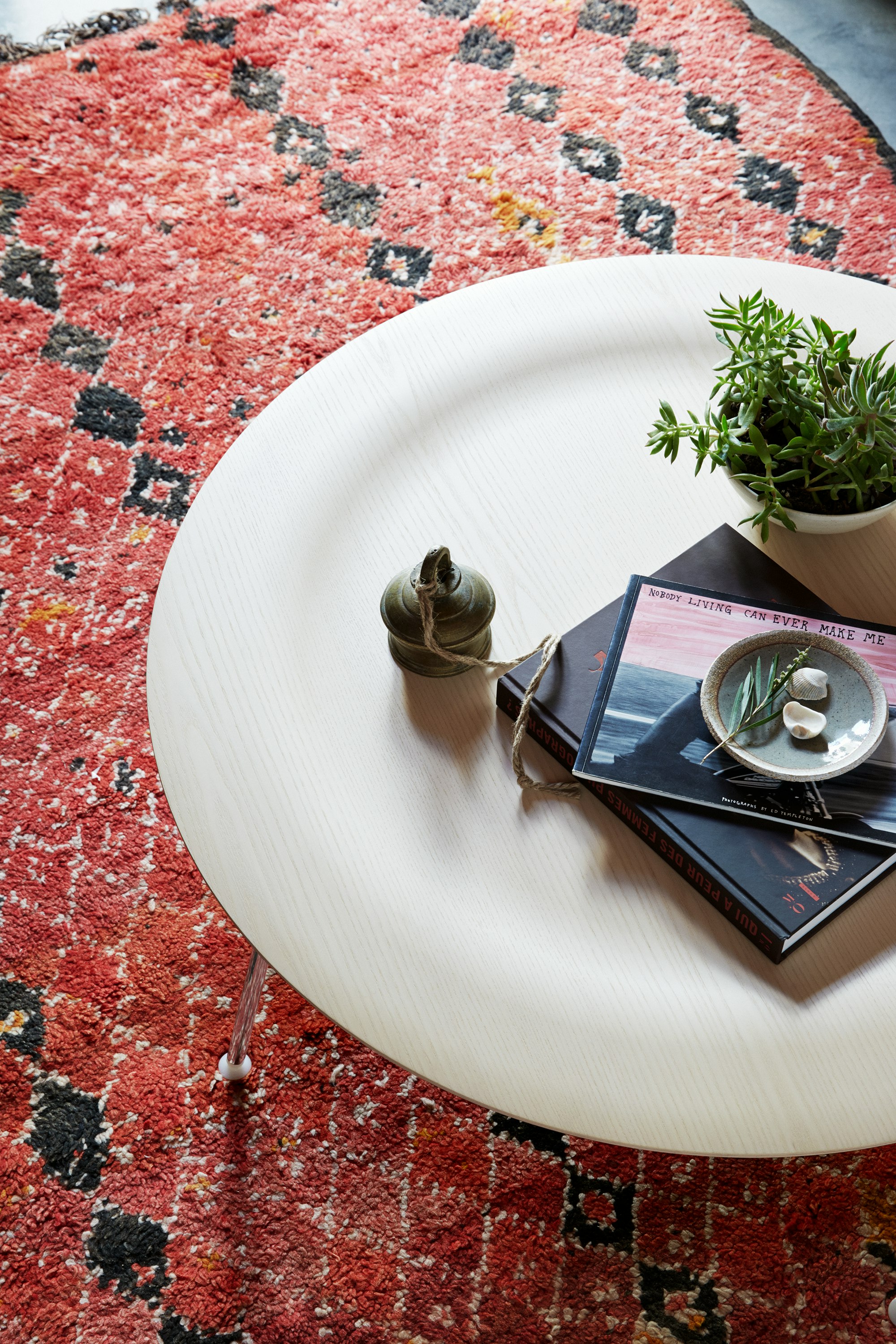 Eames Molded Plywood Coffee Table Metal Base