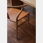 CH24 Wishbone Chair Leather Seat