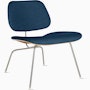 Eames Molded Plywood Lounge Chair Metal Base (LCM) Eames Molded Plywood Lounge Chair Metal Base (LCM), Upholstered