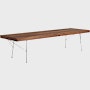 Nelson Platform Bench Walnut