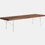 Nelson Platform Bench Walnut