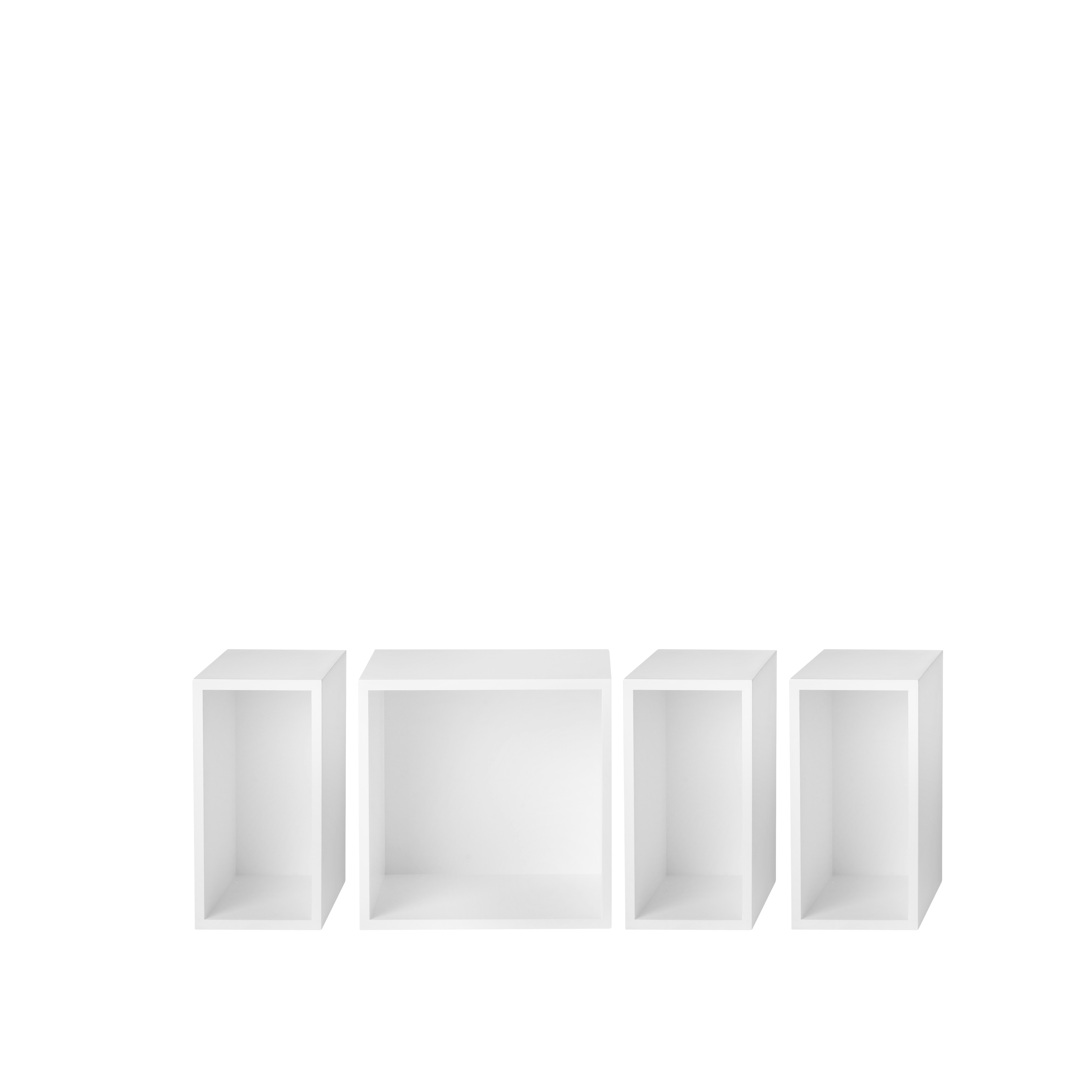 Mini Stacked Storage System - Configuration 2,  White